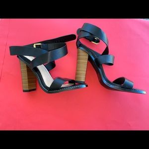 Strappy Black Heels